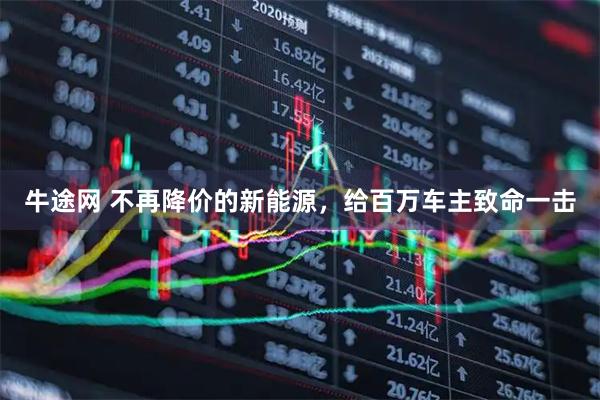 牛途网 不再降价的新能源，给百万车主致命一击